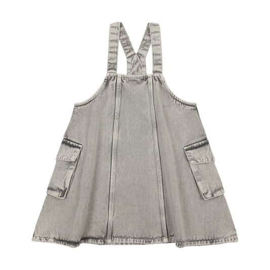 KIN & KIN GREY DENIM POCKET JUMPER