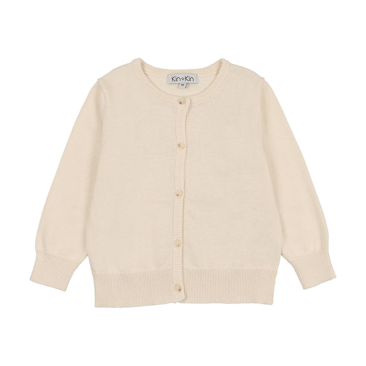 KIN & KIN BEIGE POINTELLE SWEATER