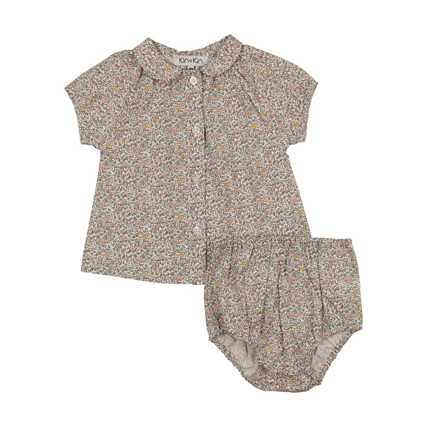 KIN & KIN FLORAL BLOOMER SET