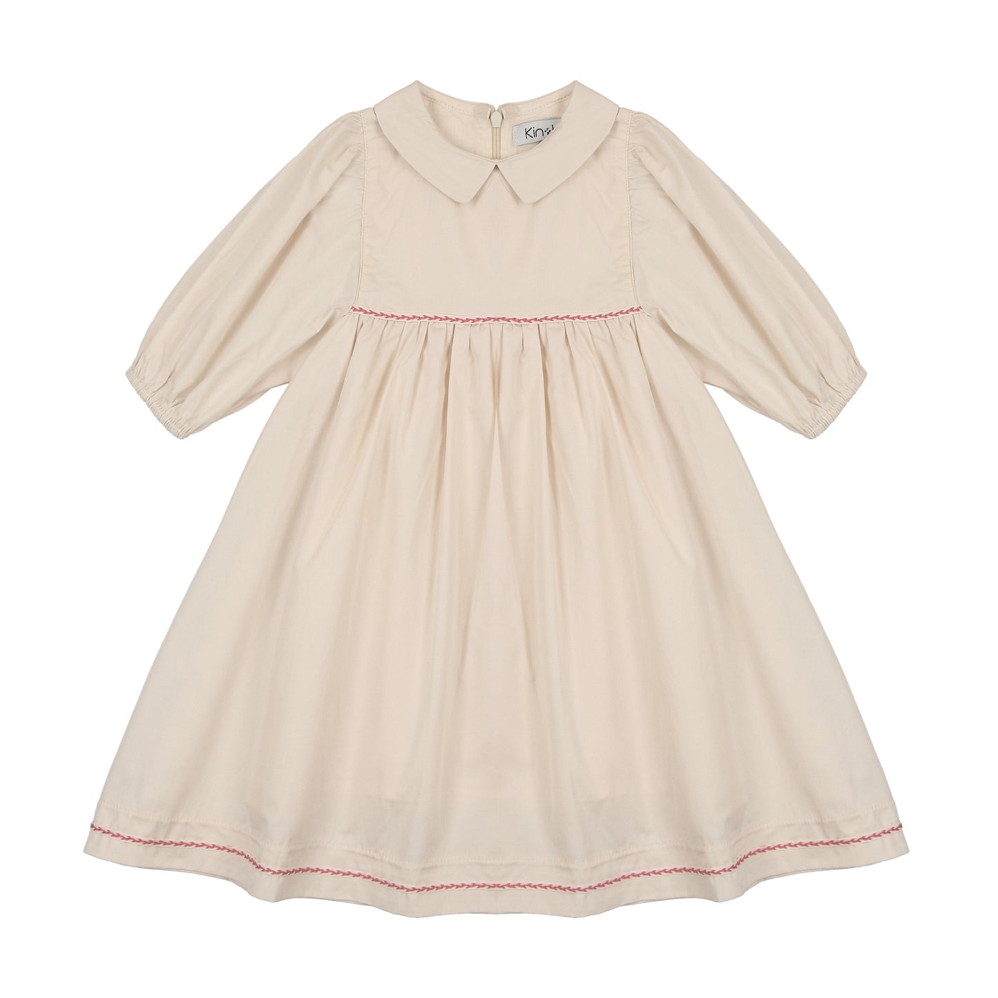 KIN & KIN BEIGE PETER PAN COLLAR DRESS