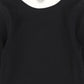 LITTLE PARNI BLACK LOGO MOCKNECK SHIRT