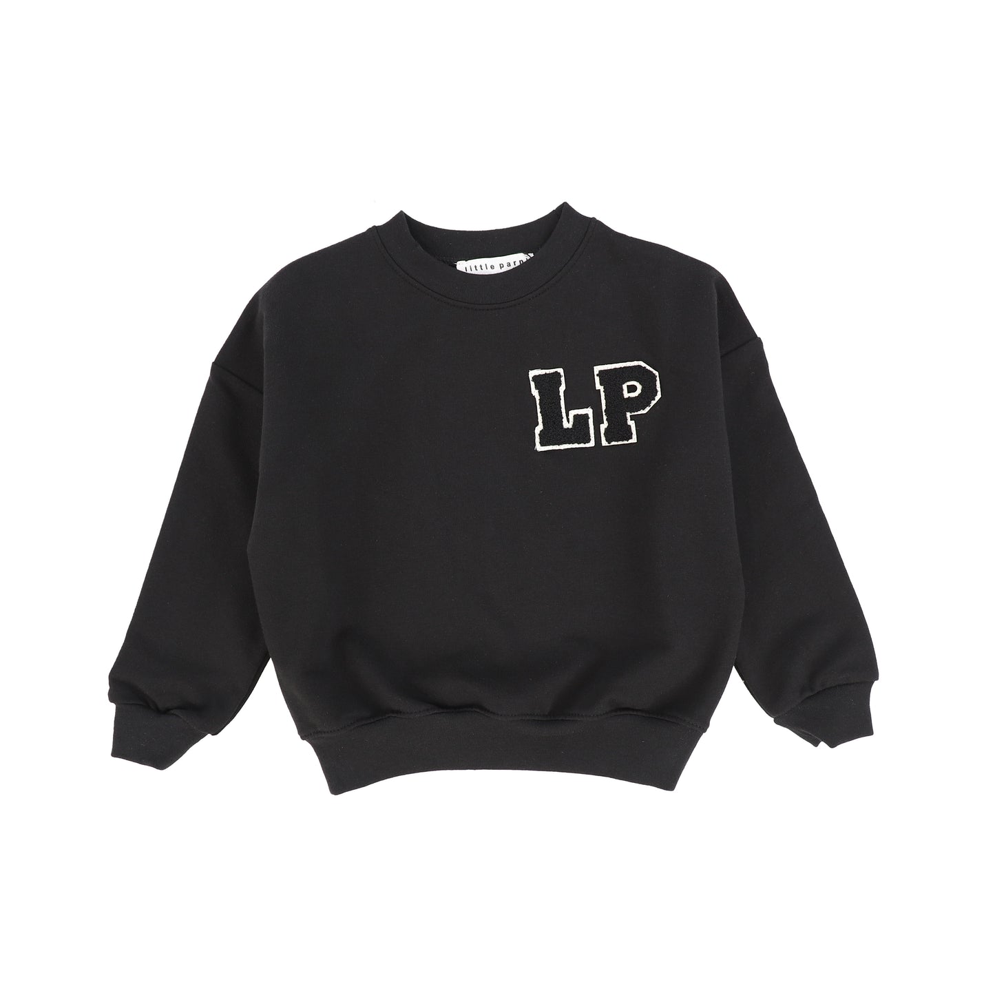 LITTLE PARNI BLACK LOGO SWEATSHIRT [Final Sale]