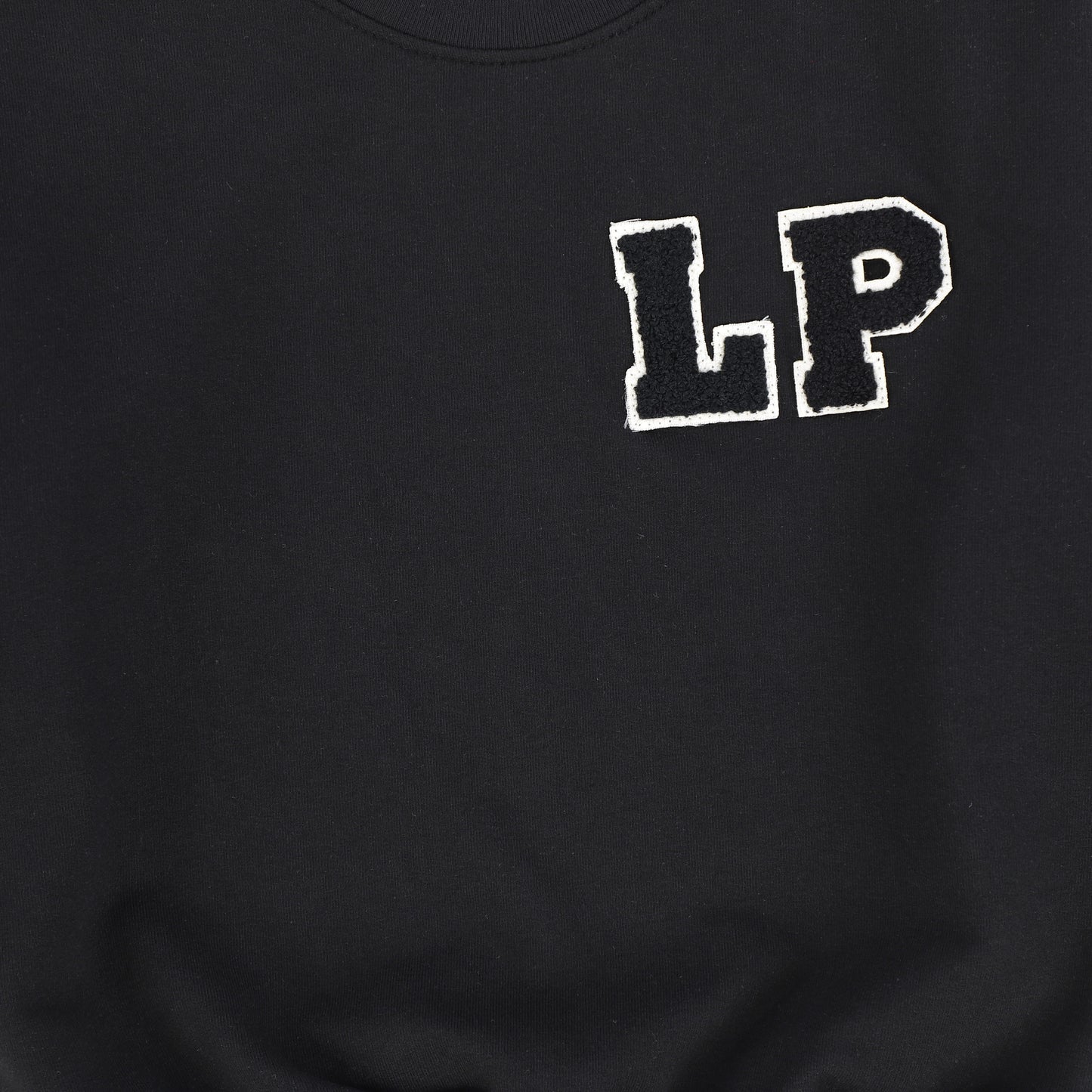 LITTLE PARNI BLACK LOGO SWEATSHIRT [Final Sale]