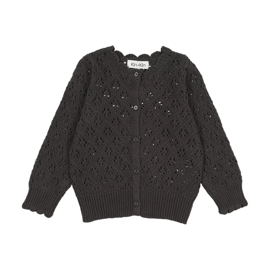 KIN & KIN GREY KNIT CARDIGAN