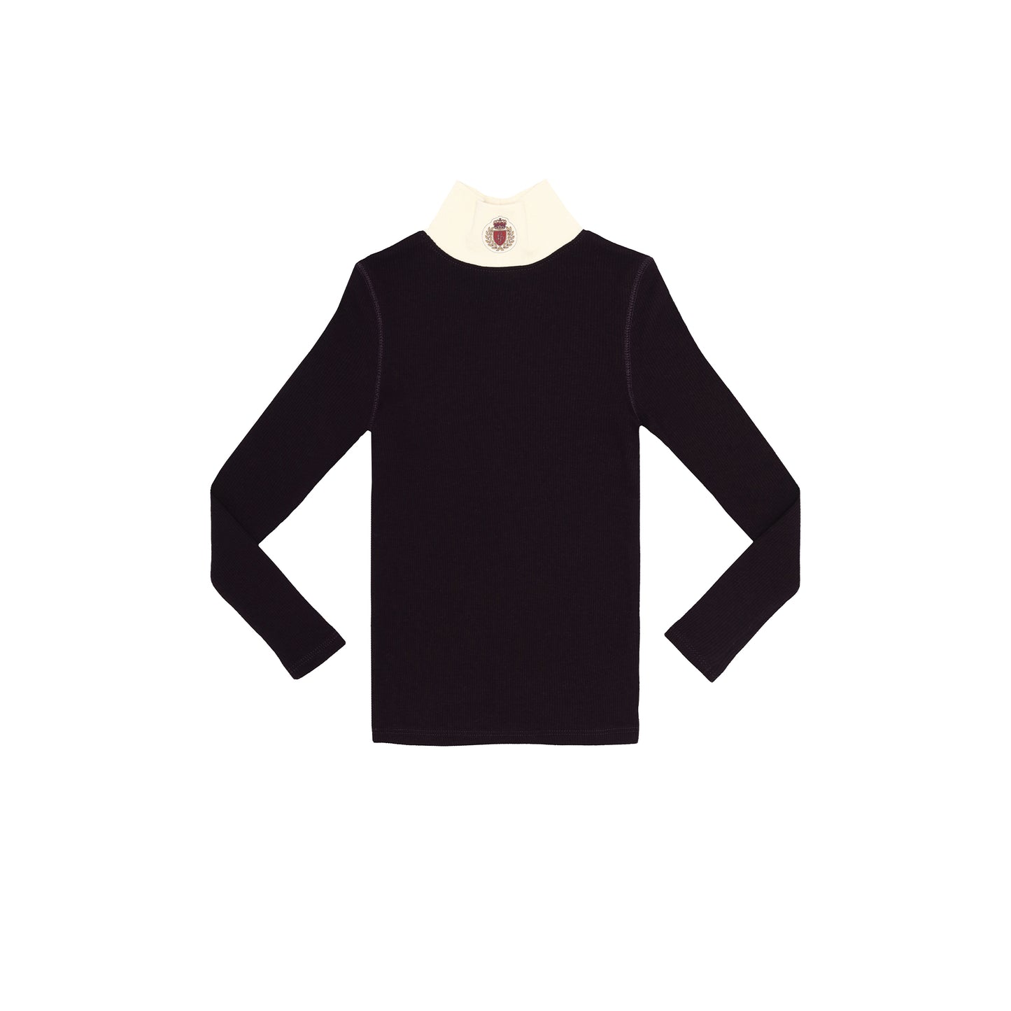 LITTLE PARNI PLUM LOGO TURTLENECK [FINAL SALE]