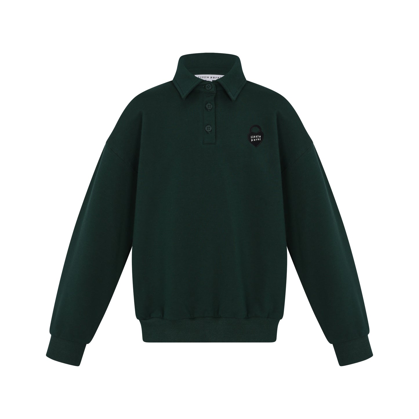 LITTLE PARNI GREEN COLLAR SWEATSHIRT [FINAL SALE]