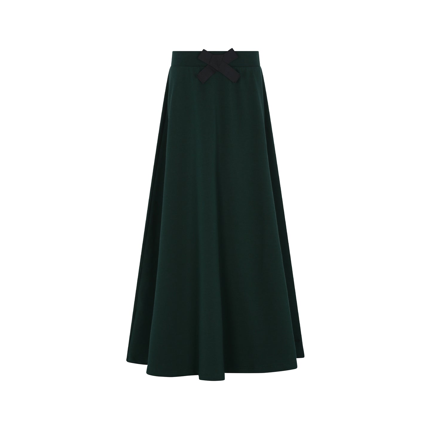 LITTLE PARNI GREEN LOGO MIDI SKIRT [FINAL SALE]