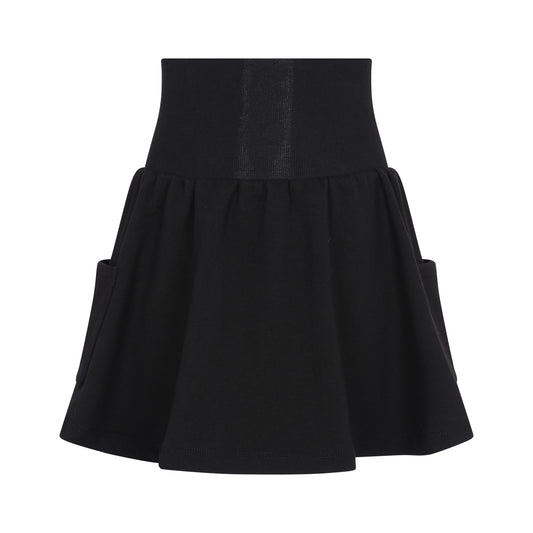 LITTLE PARNI BLACK POCKET SKIRT [FINAL SALE]