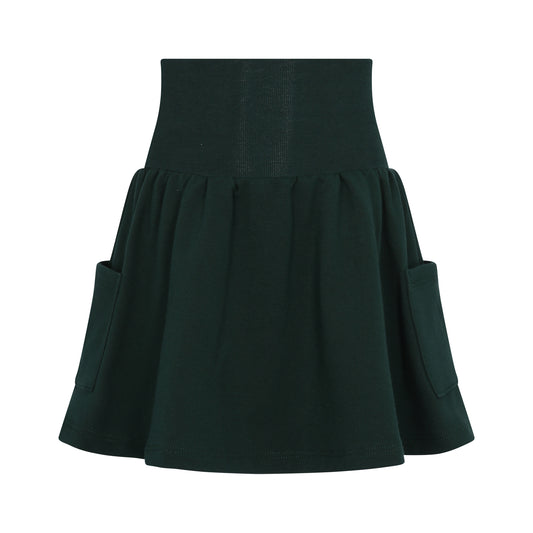 LITTLE PARNI GREEN POCKET SKIRT [FINAL SALE]