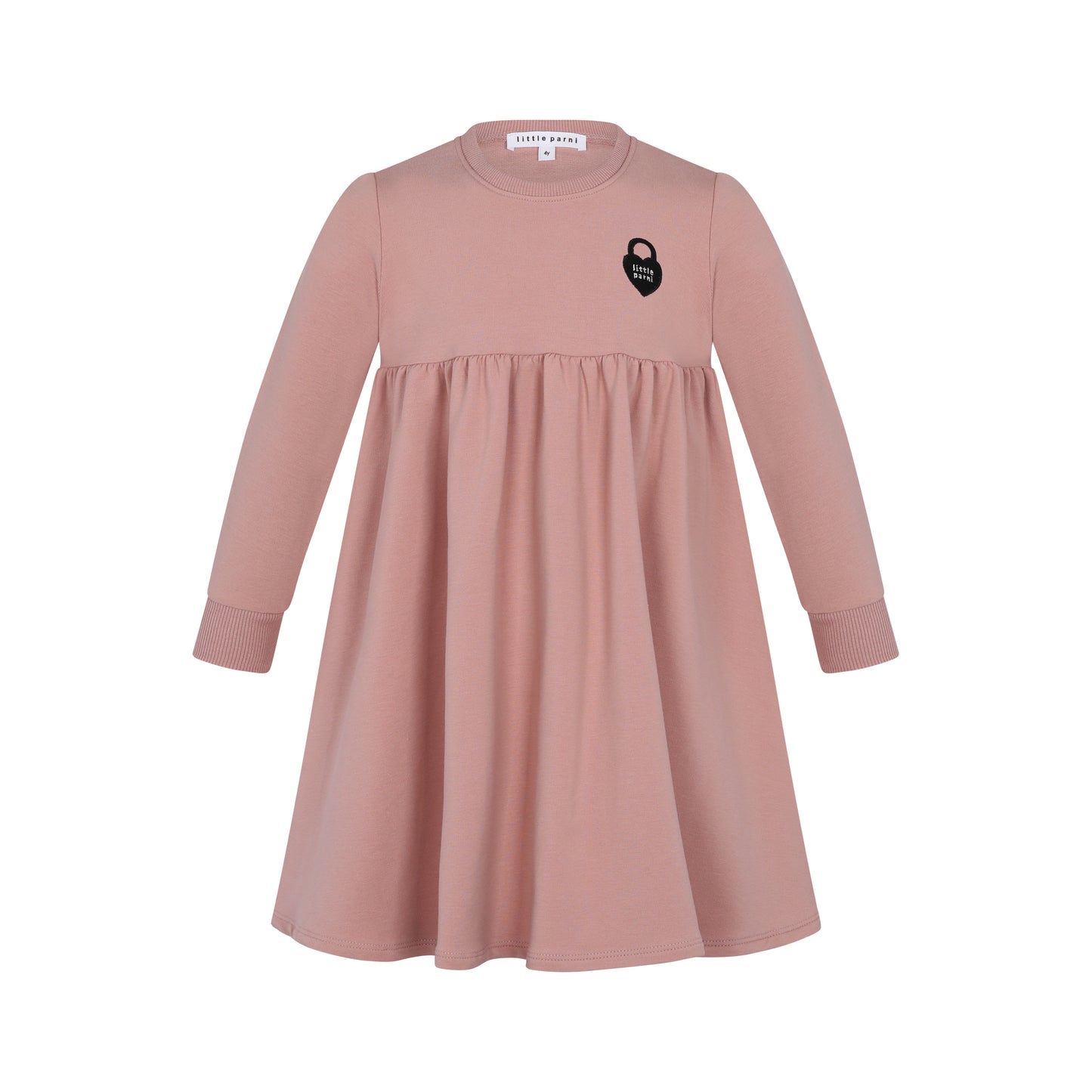 LITTLE PARNI PINK WAISTED DRESS [FINAL SALE]