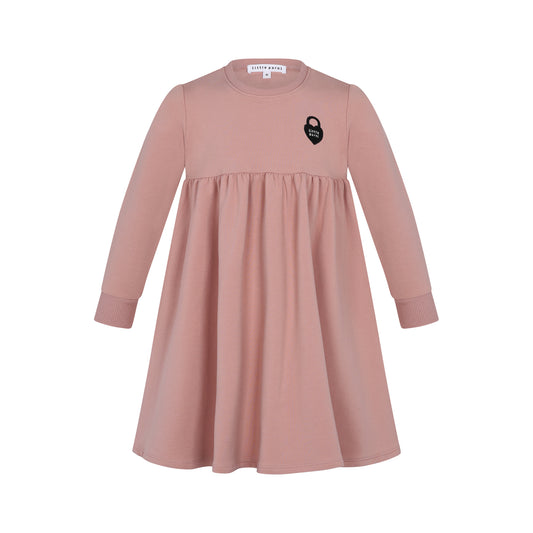 LITTLE PARNI PINK WAISTED DRESS [FINAL SALE]