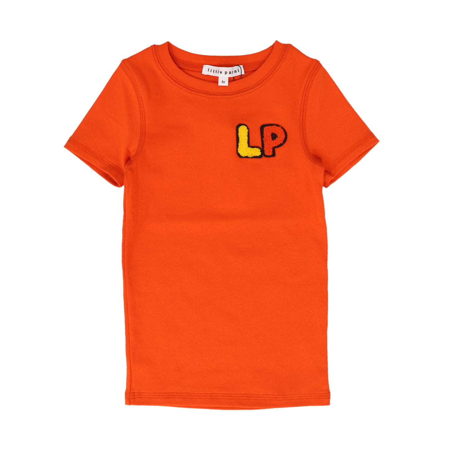 LITTLE PARNI ORANGE LOGO SS T-SHIRT