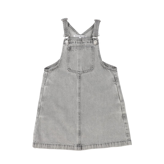 LITTLE PARNI GREY DENIM POCKET JUMPER