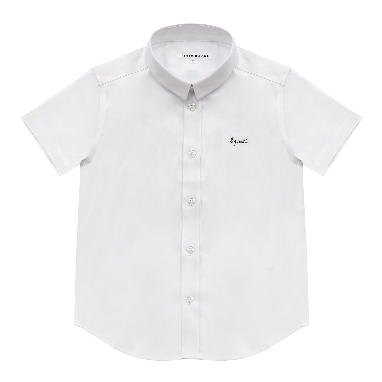 LITTLE PARNI WHITE/BLACK SS SHIRT