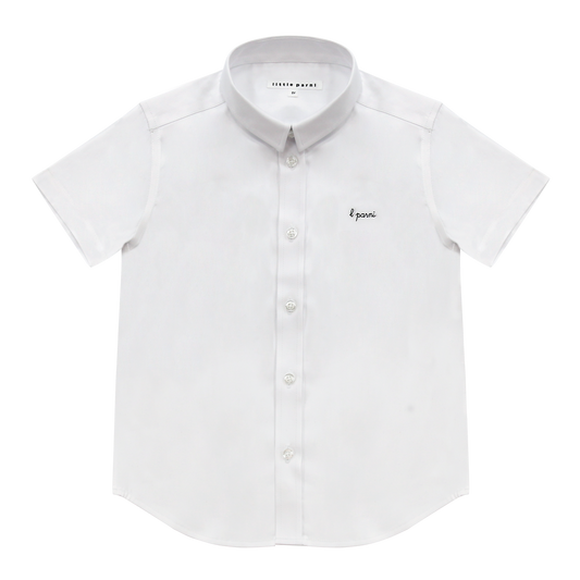 LITTLE PARNI WHITE/BLACK SS SHIRT