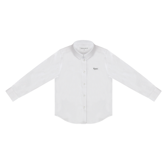 LITTLE PARNI WHITE/BLACK LS SHIRT