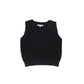 LITTLE PARNI BLACK KNIT VEST