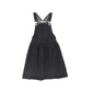 LITTLE PARNI BLACK DENIM POCKET JUMPER