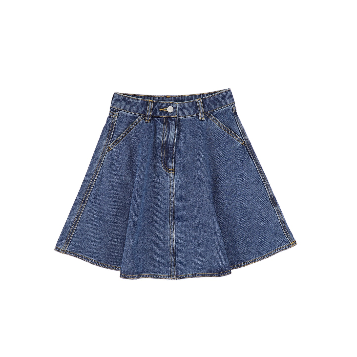 LITTLE PARNI BLUE DENIM SKIRT