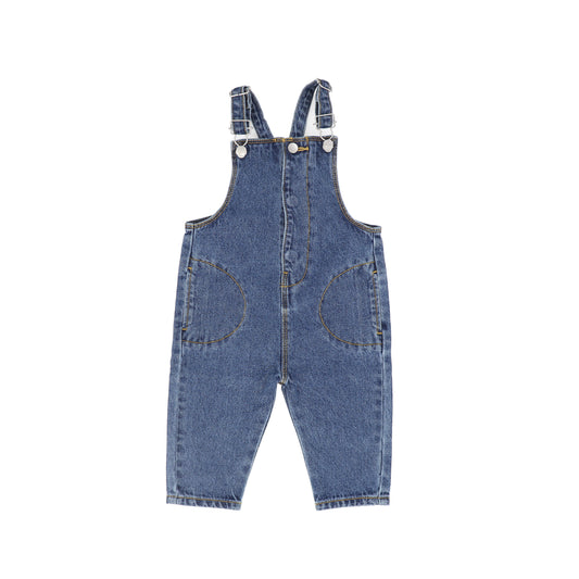 LITTLE PARNI BLUE DENIM OVERALLS