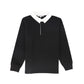 LITTLE PARNI BLACK LOGO POLO