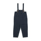 KIN & KIN MID BLUE CHAMBRAY SUSPENDER PANTS