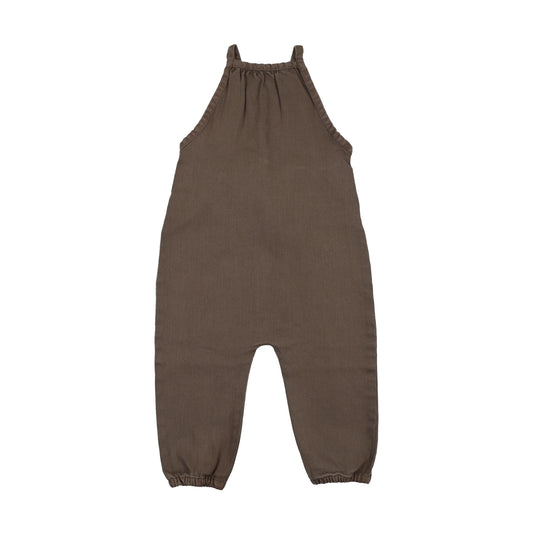 KIN & KIN CHESTNUT BUBBLE OVERALLS