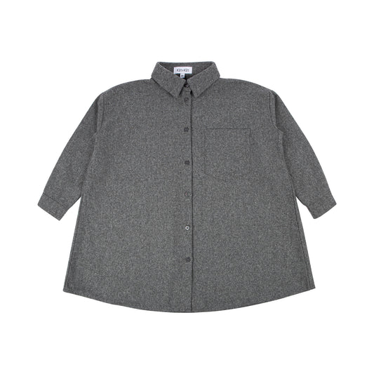 KIN & KIN GREY BUTTON DOWN COLLAR SHIRT DRESS
