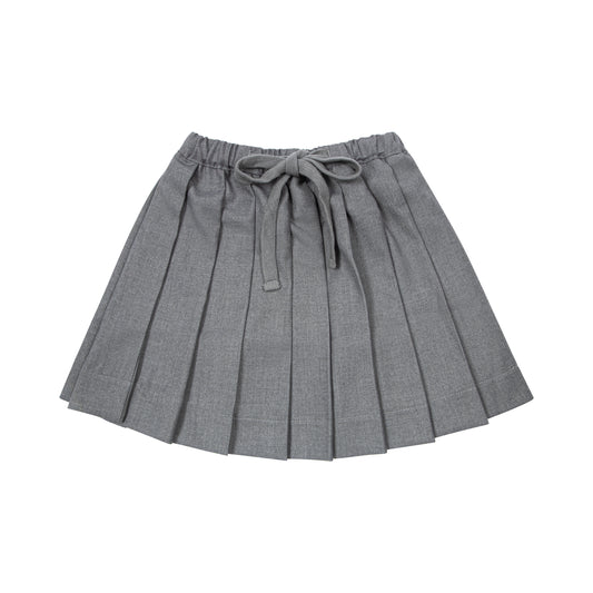 KIN & KIN GREY PLEATED SKIRT