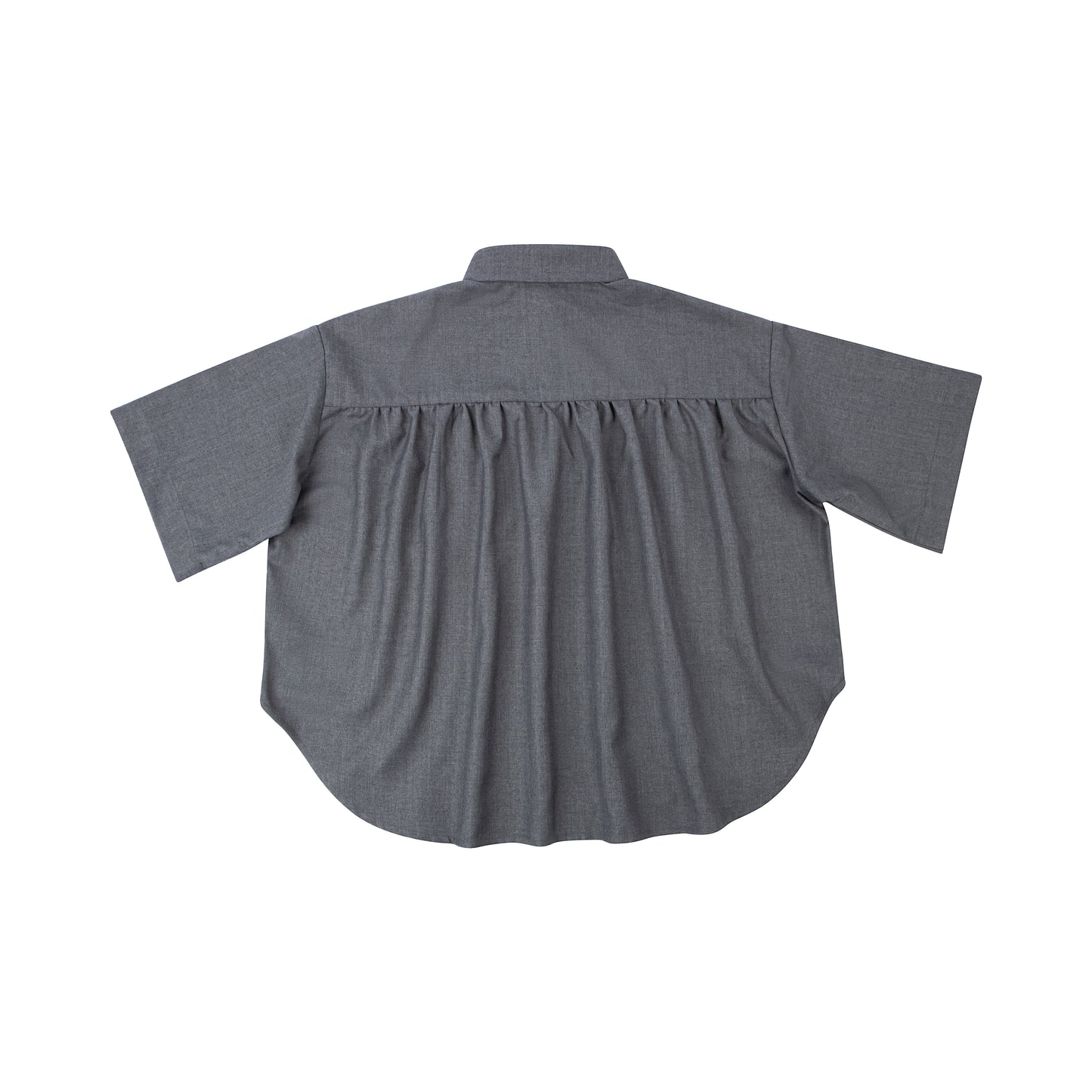 KIN & KIN GREY OVERSIZED COLLAR SHIRT