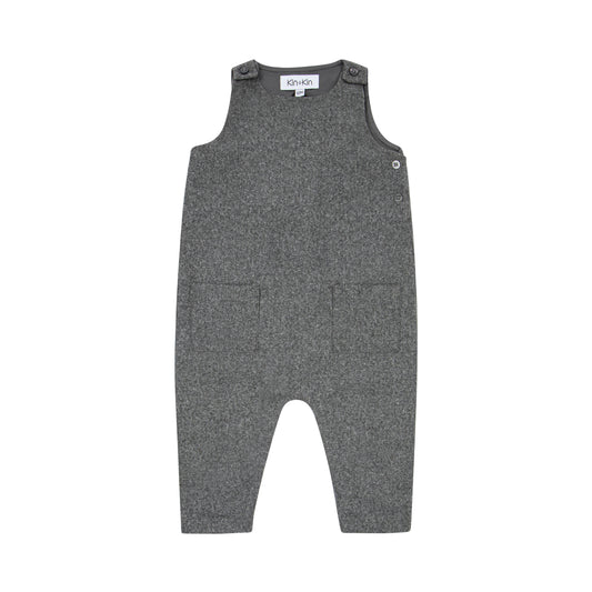 KIN & KIN GREY POCKET ROMPER