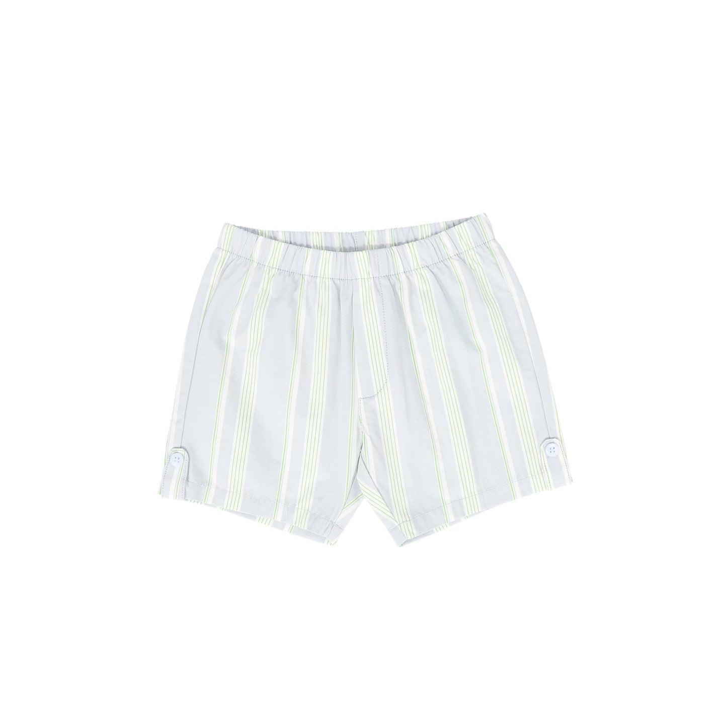 KIPP DUSTY BLUE/GREEN STRIPE SHORTS