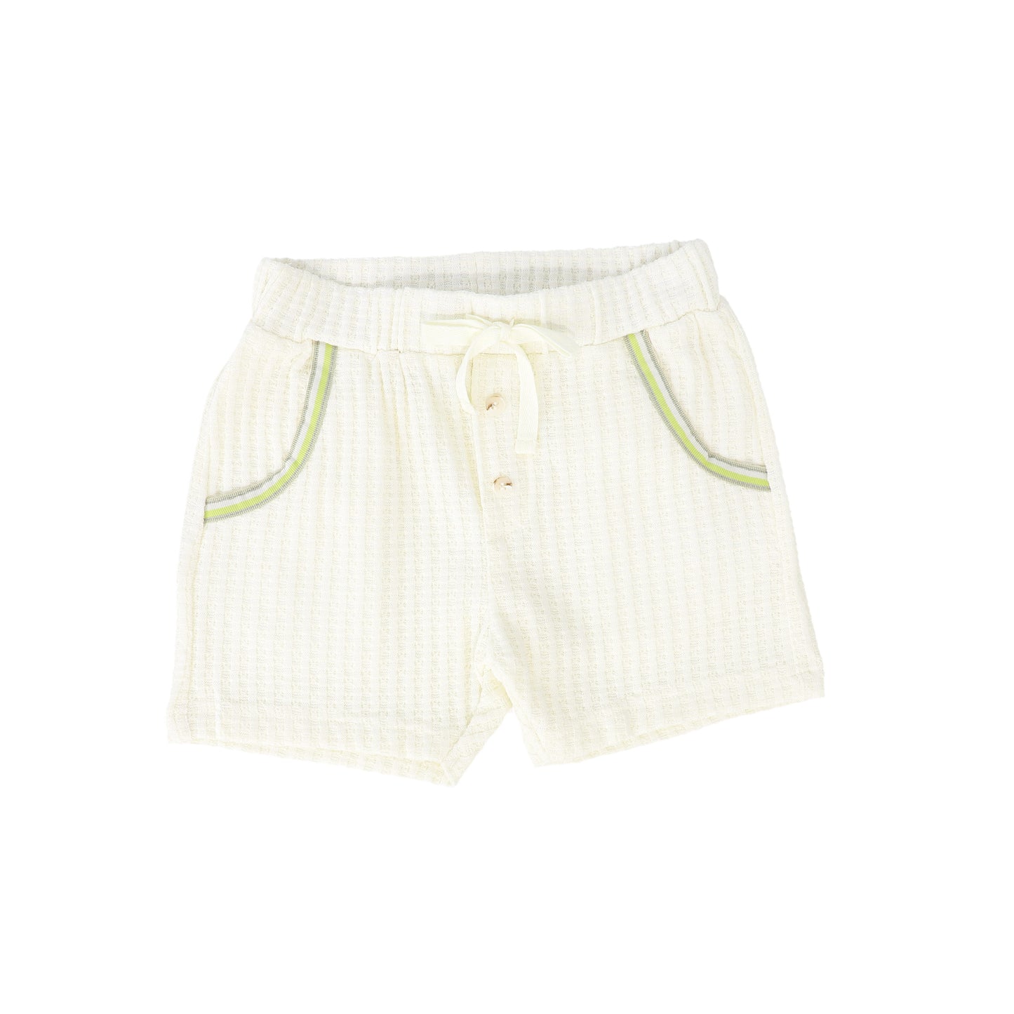 KIPP CREAM WAFFLE SHORTS