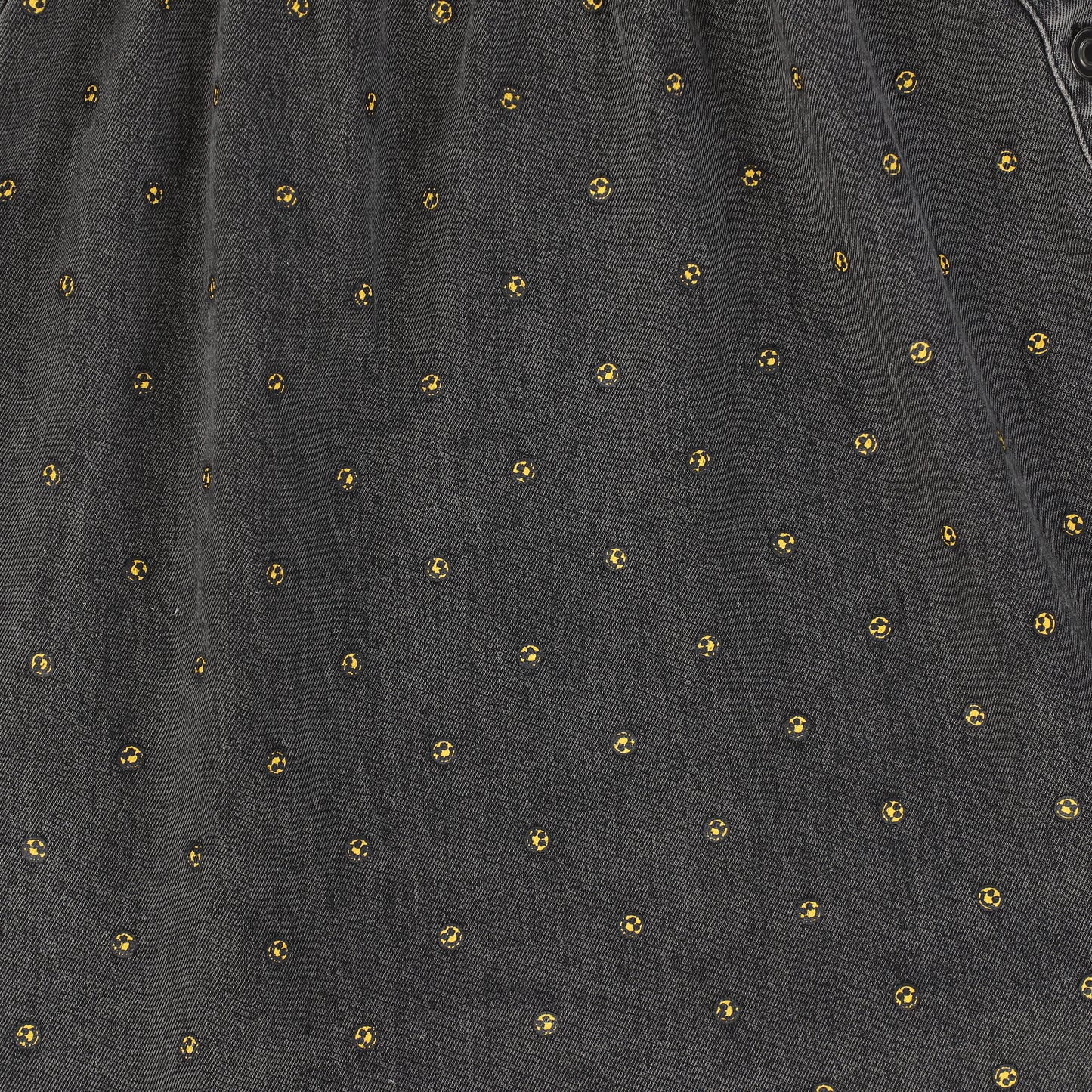 HEY KID DENIM SMILE PRINT SKIRT [Final Sale]