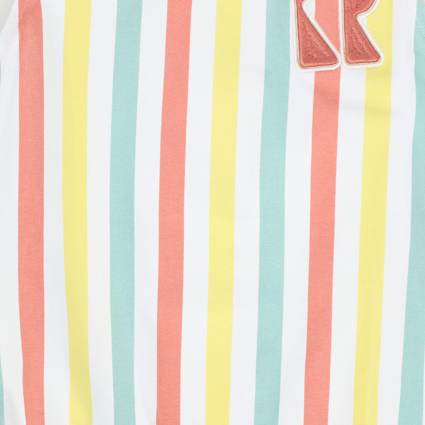 RETRO KIDS SUMMER STRIPE RUFFLE JUMPER