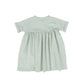 RETRO KID SAGE BUTTON WAISTED DRESS