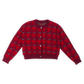 WANDER & WONDER RED APPLE KNIT CARDIGAN