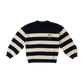 WANDER & WONDER NAVY STRIPE PULLOVER SWEATER