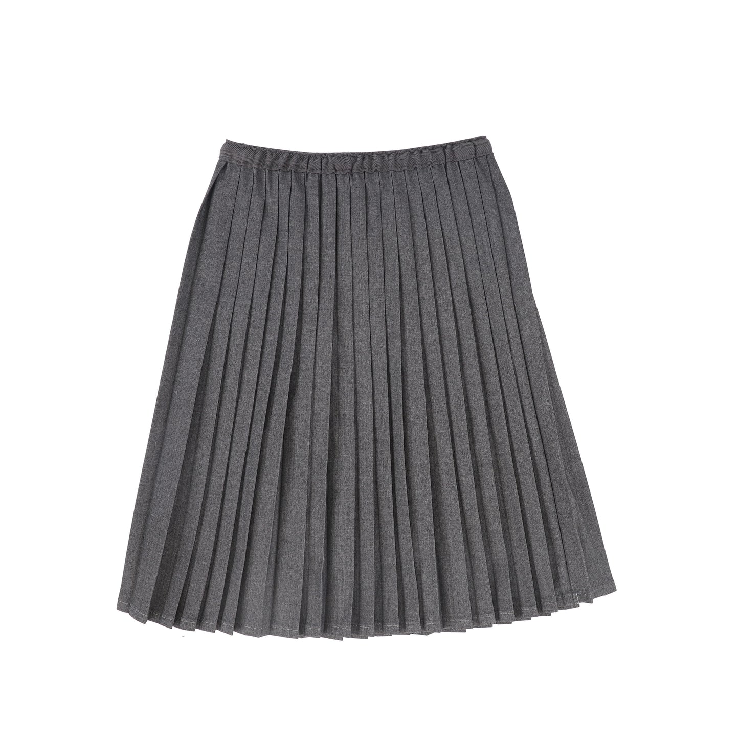 LIL LEGS MID GREY KNIFE PLEATED SKIRT