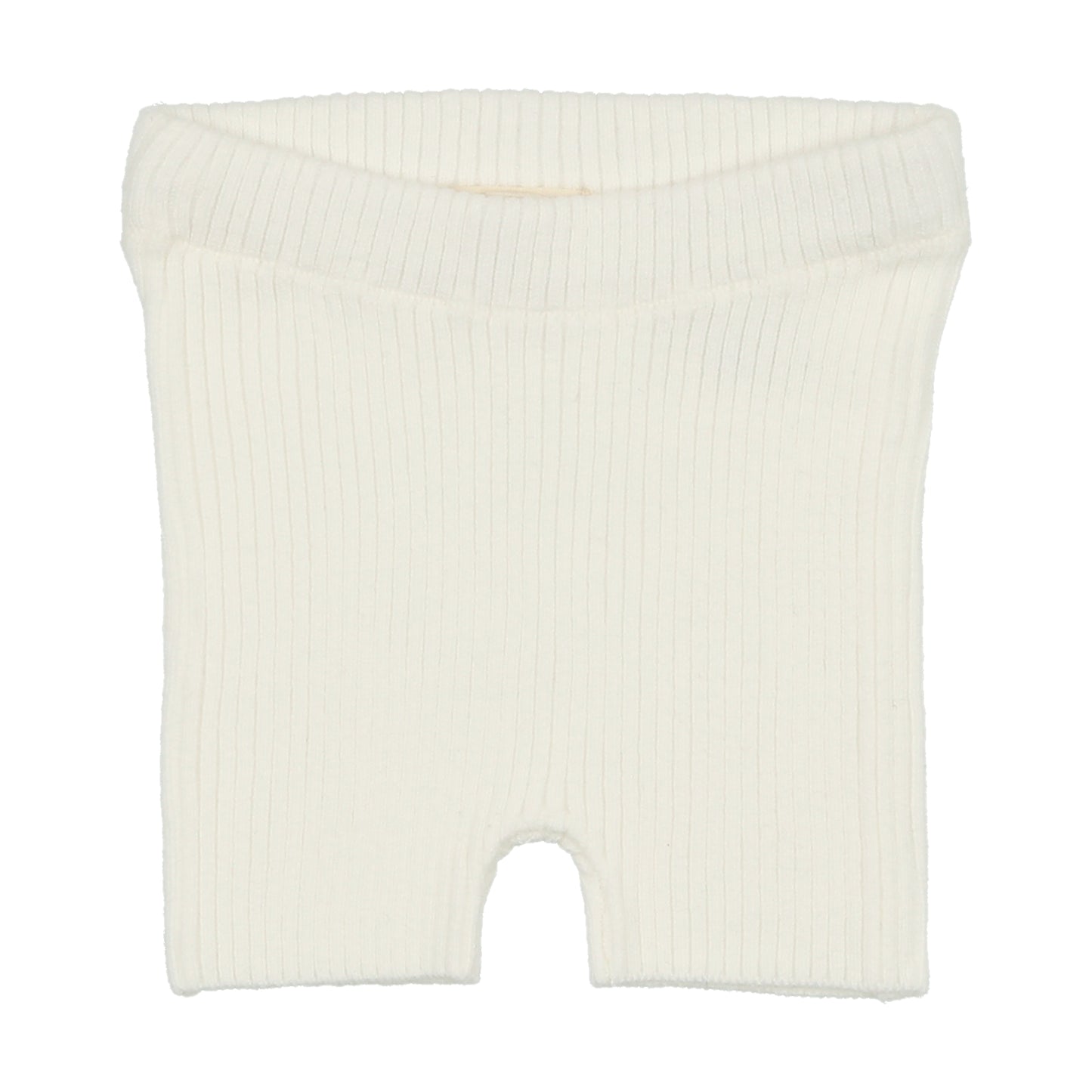 LIL LEGS WHITE KNIT SHORTS [FINAL SALE]