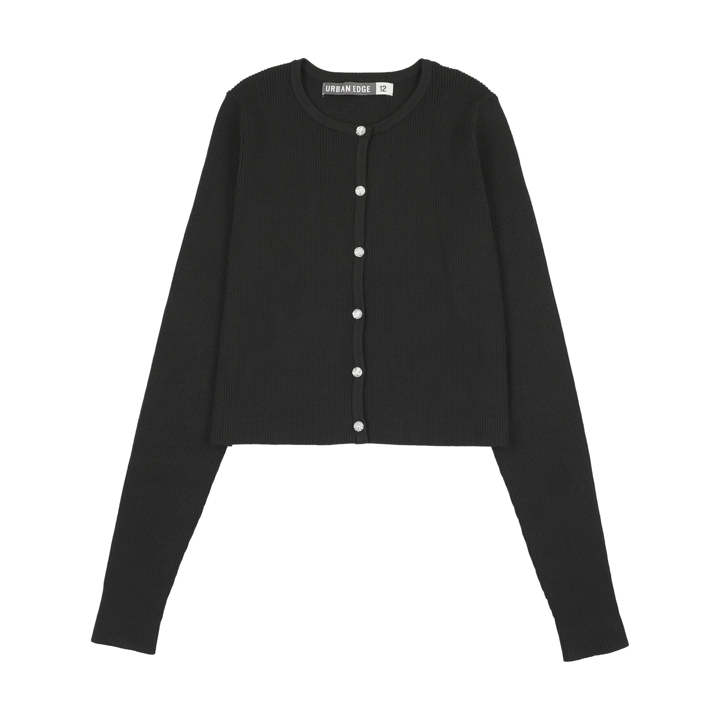 URBAN EDGE BLACK KNIT CARDIGAN