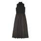 URBAN EDGE BLACK KNIT COMBO DRESS