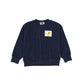 PH PLAY NAVY RIBBED SWEATSHIRT