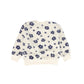 PH PLAY CREAM/NAVY SHERPA FLOWER PRINT SWEATSHIRT [FINAL SALE]