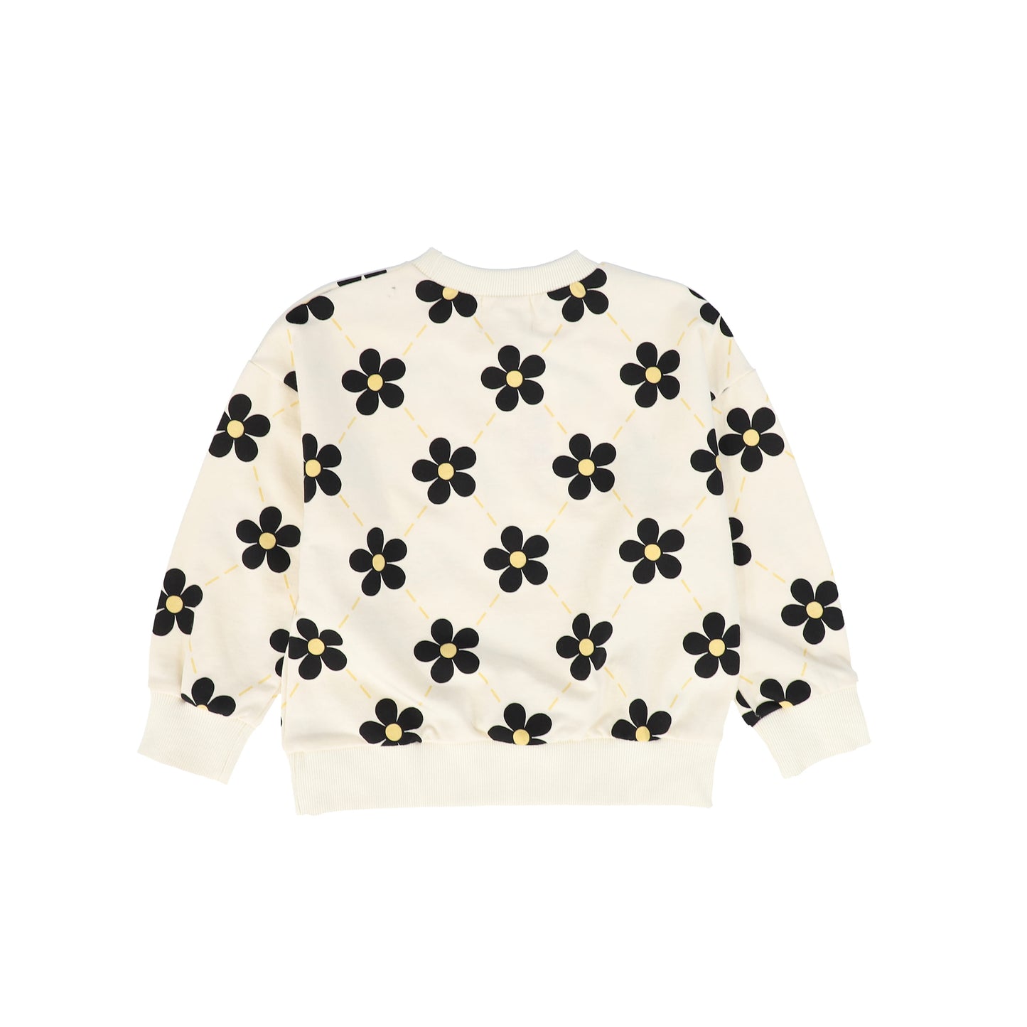 PH PLAY BEIGE/BLACK FLOWER PRINT SWEATSHIRT [FINAL SALE]