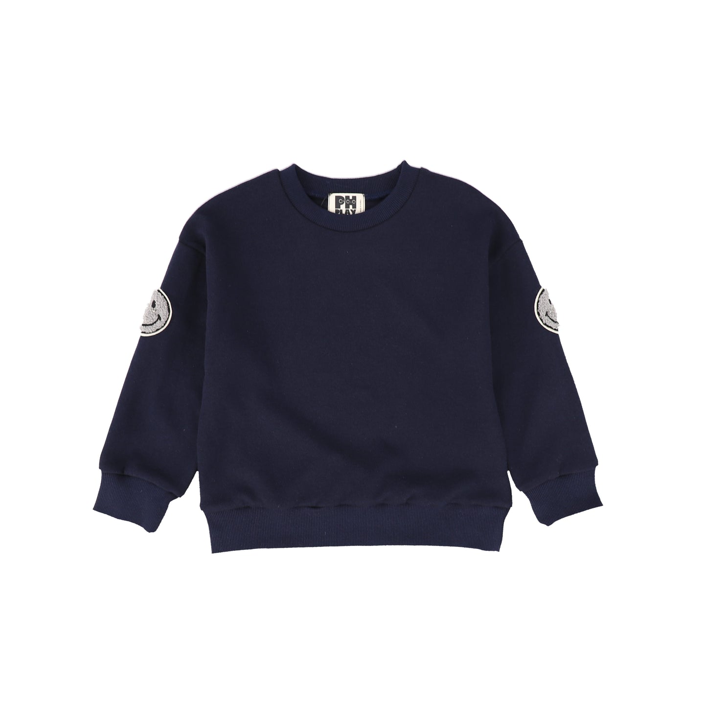 PH PLAY NAVY SMILE PATCH SWEATSHIRT