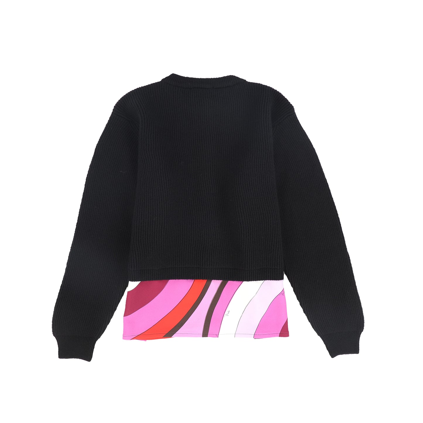 PUCCI BLACK KNIT CARDIGAN