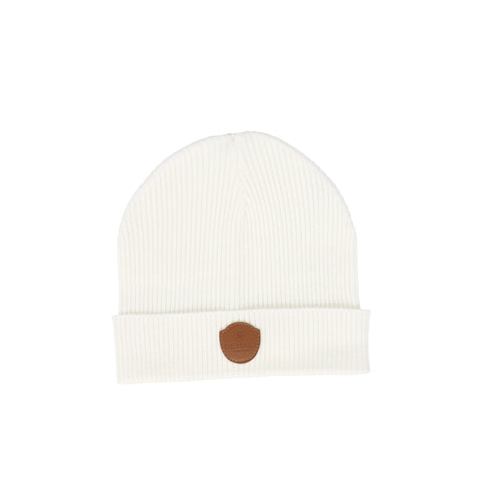 DENALI CREAM KNIT BEANIE