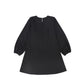 PICCOLA LUDO BLACK BOW PUFF SLEEVE DRESS