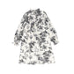 PICCOLA LUDO BLACK/WHITE TOILE SMOCK DRESS